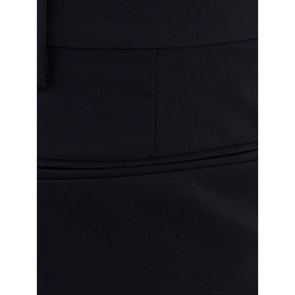 Black Wool Pant