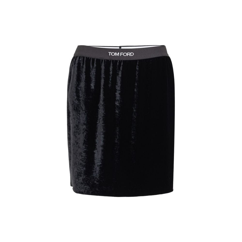 Black Viscose Mini