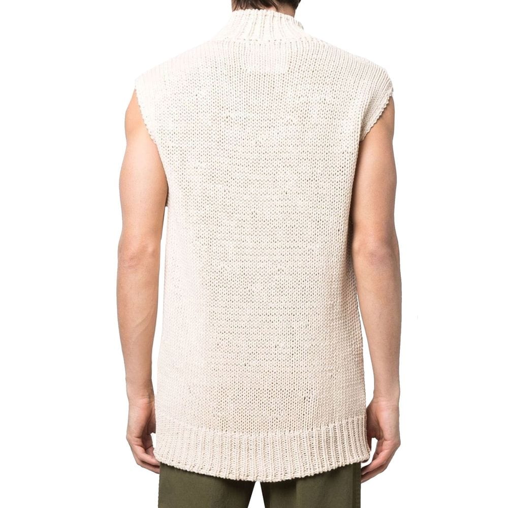 Slogan Print Vest Pullover