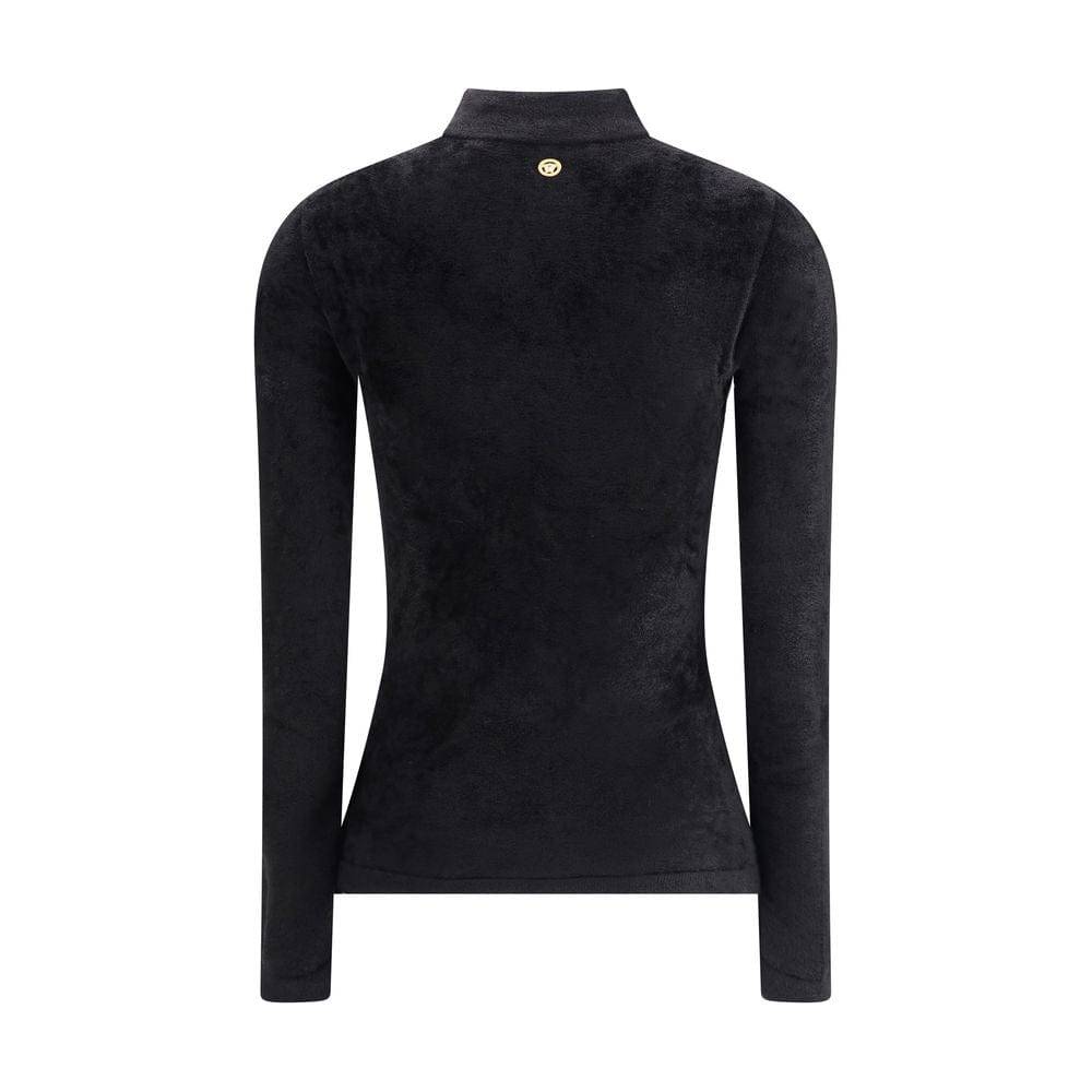 Chenille Top with half nec