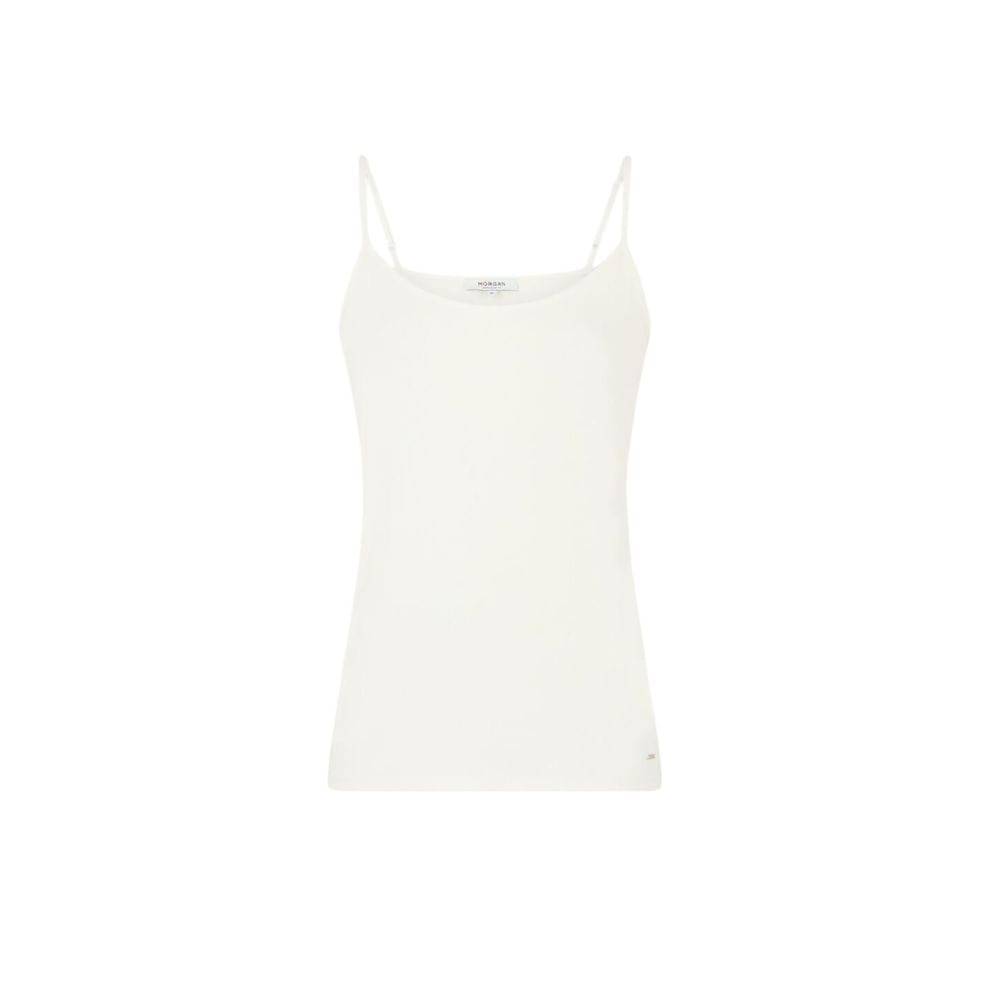 Cream Cotton Tank Top