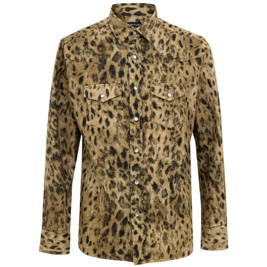 Beige Cotton Shirt