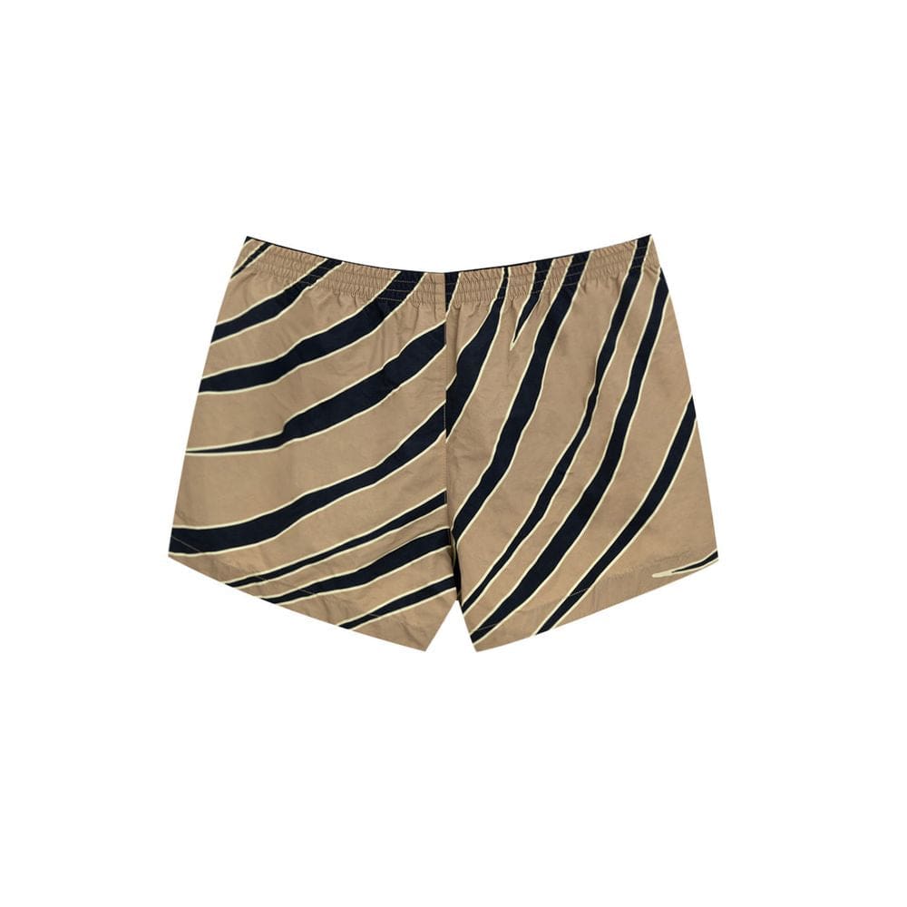 Beige Polyamide Swim Short