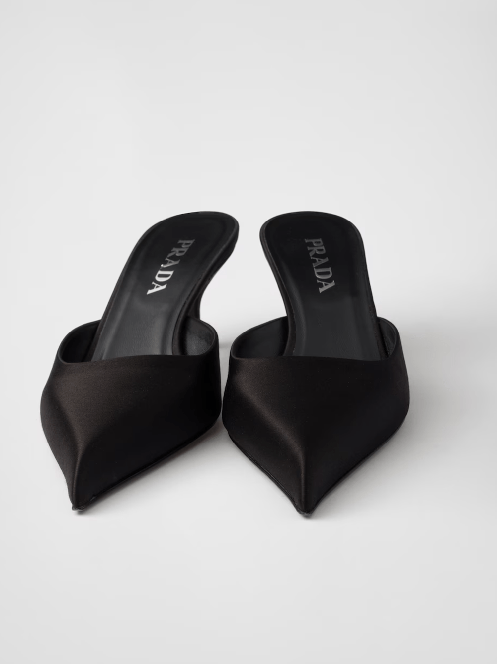 Black Satin Sabot
