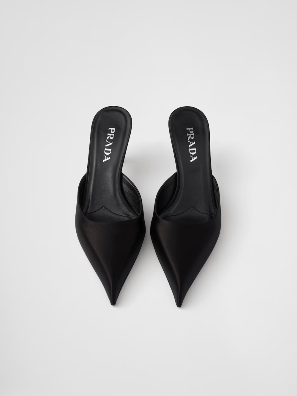 Black Satin Sabot