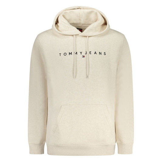 Beige Cotton Men Sweater