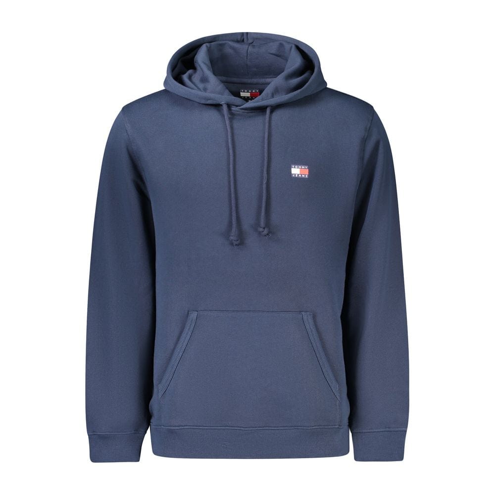 Blue Cotton Men Sweater