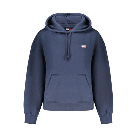 Blue Cotton Women Sweater