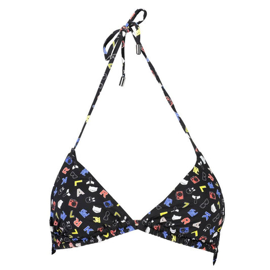 Black Elastane Swimwear