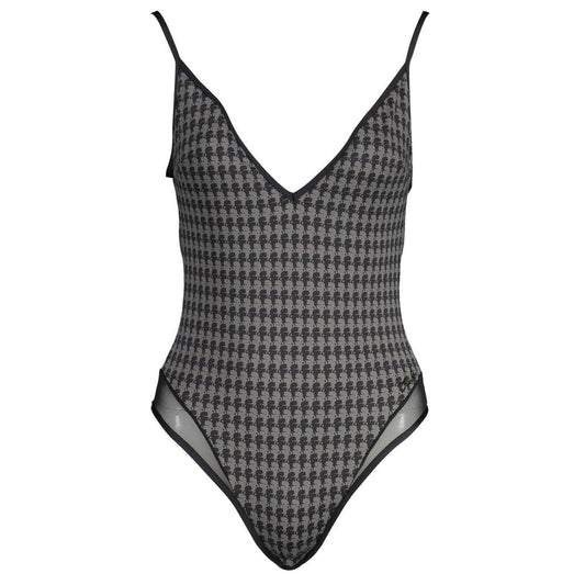 Black Elastane Swimwear